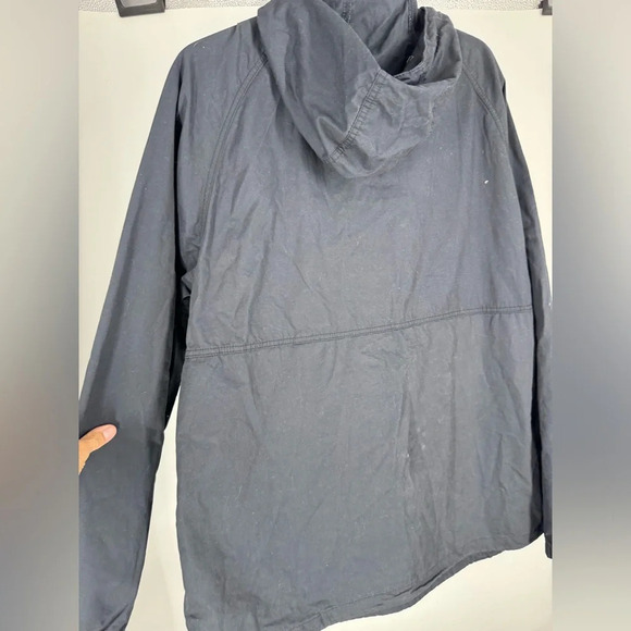 The Vermont Country Store Orton navy pullover hooded jacket M - Picture 4 of 4